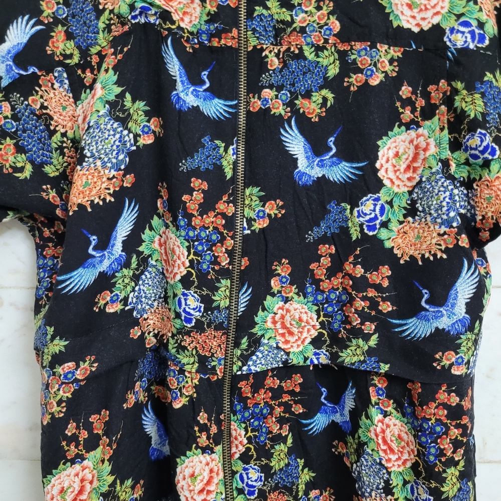 Bird Print Dress - Picture 6 of 9